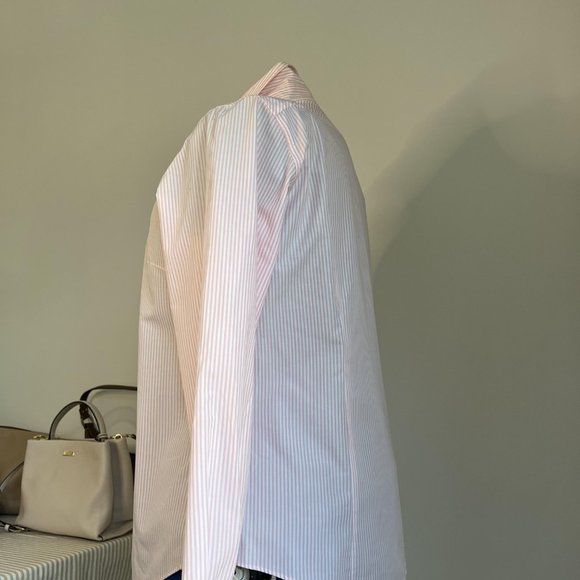 Crisp button down light pink and white stipe, Kenar, Size L - XL - Picture 2 of 5